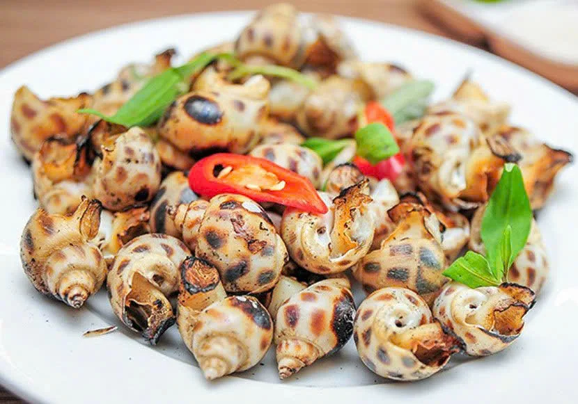 ỐC HƯƠNG NƯỚNG SẢ